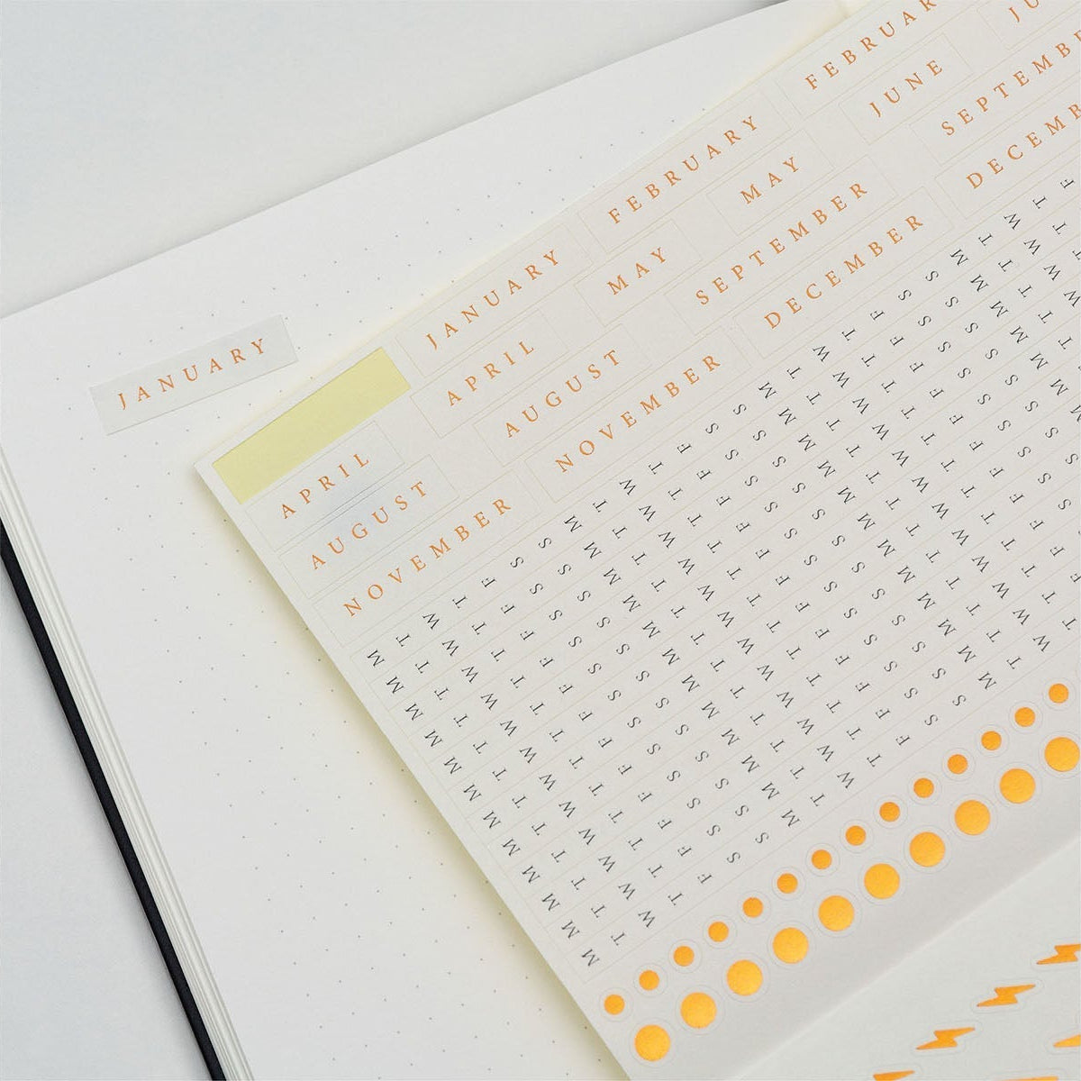 Oryginalny notatnik w kropki zaprojektowany z myślą o użytkownikach metody Bullet Journal®, 2 edycja, 120 gsm