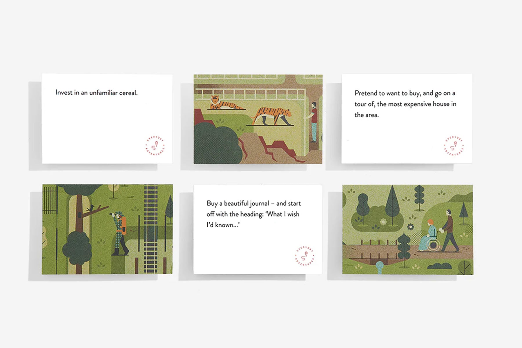 Everyday Adventures, The School of Life, papierniczy design