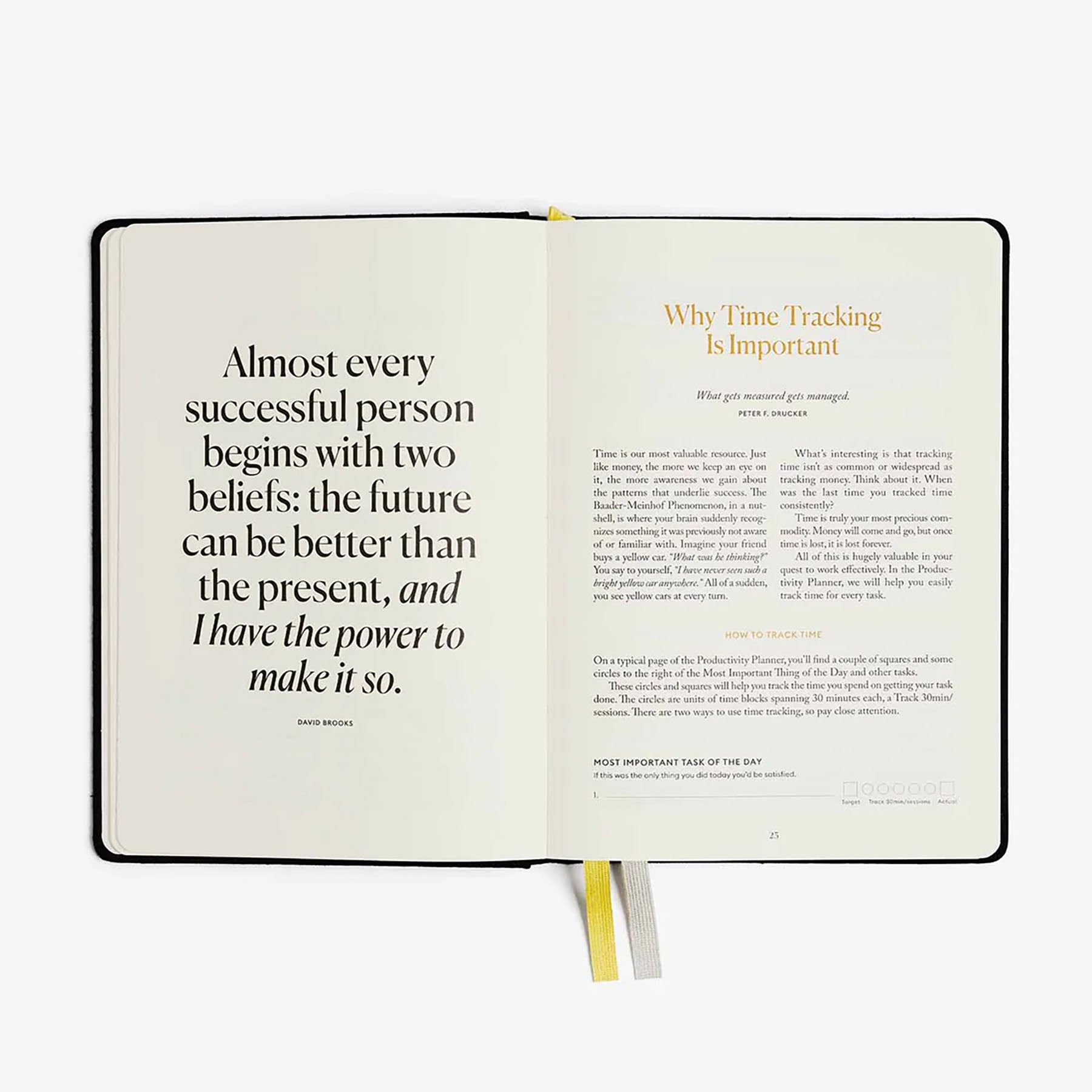 Productivity Planner, Intelligent Change, papierniczy design