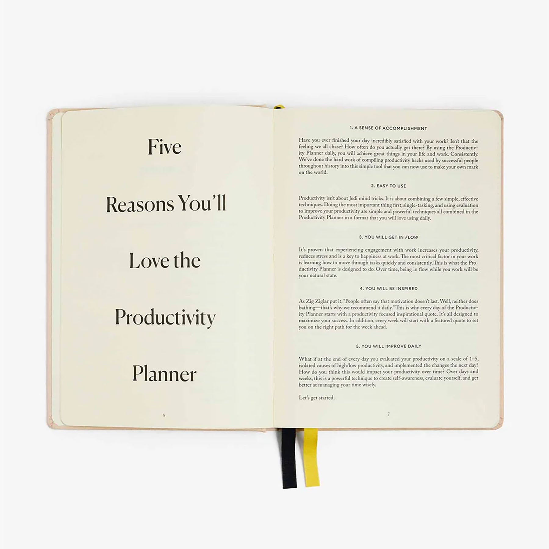 Productivity Planner, Intelligent Change, papierniczy design