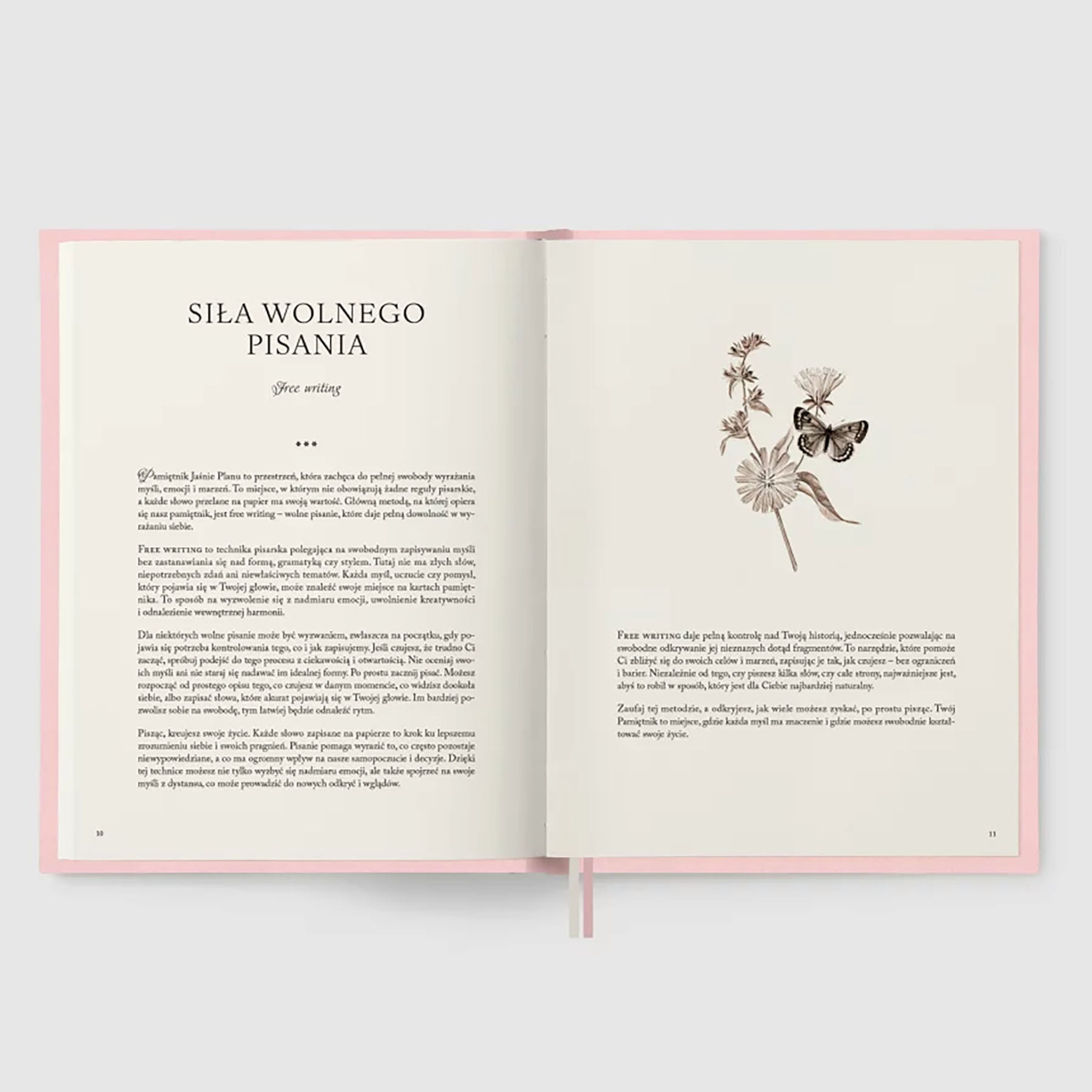 Welurowy pamiętnik – brązowy, Jaśnie Plan, papierniczy design