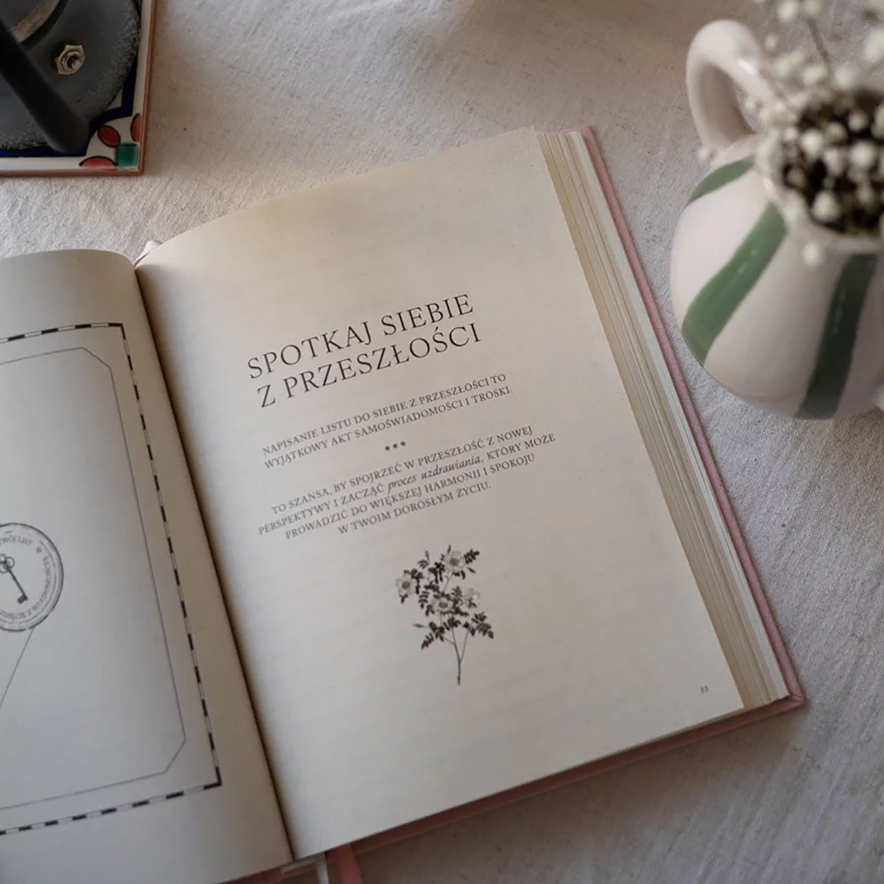 Welurowy pamiętnik – brązowy, Jaśnie Plan, papierniczy design