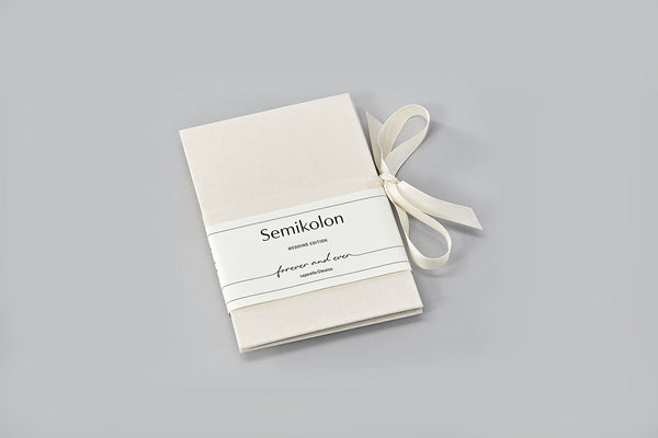 Harmonijkowy album na zdjęcia – kremowy, Semikolon, papierniczy design
