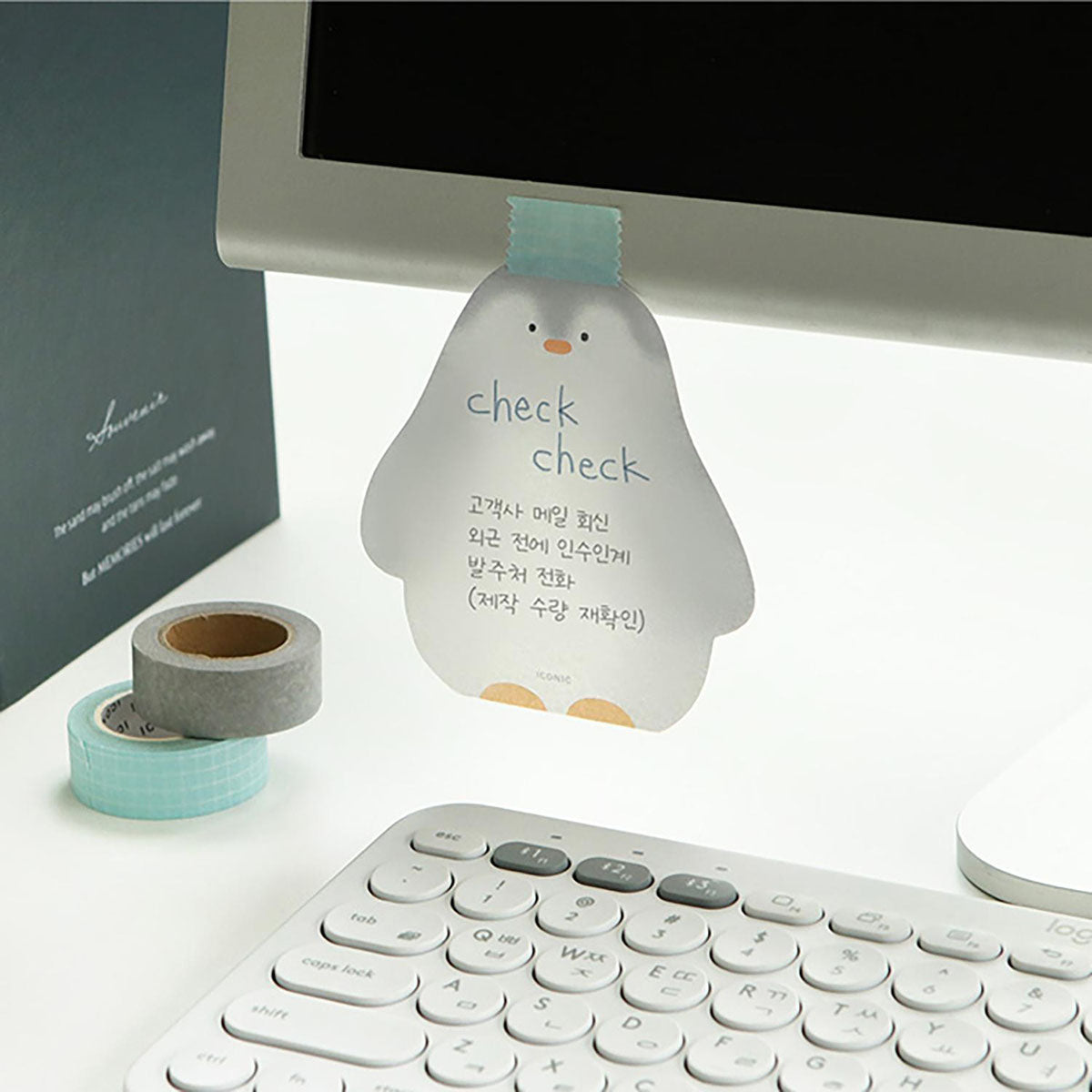 Karteczki Memo Pad – pingwin, ICONIC, papierniczy design