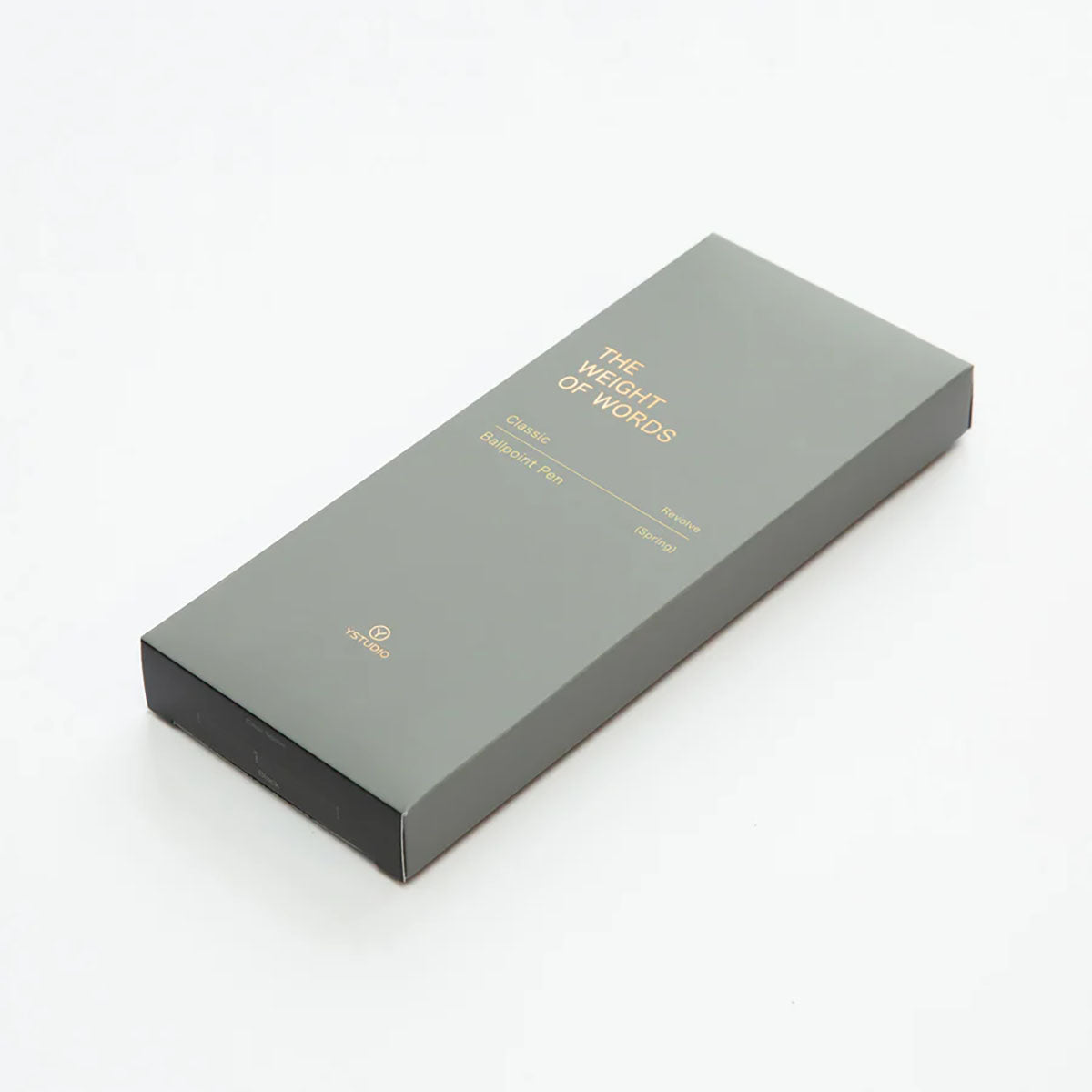 Mosiężny długopis - czarny, ystudio, design sklep papierniczy, domowe biuro