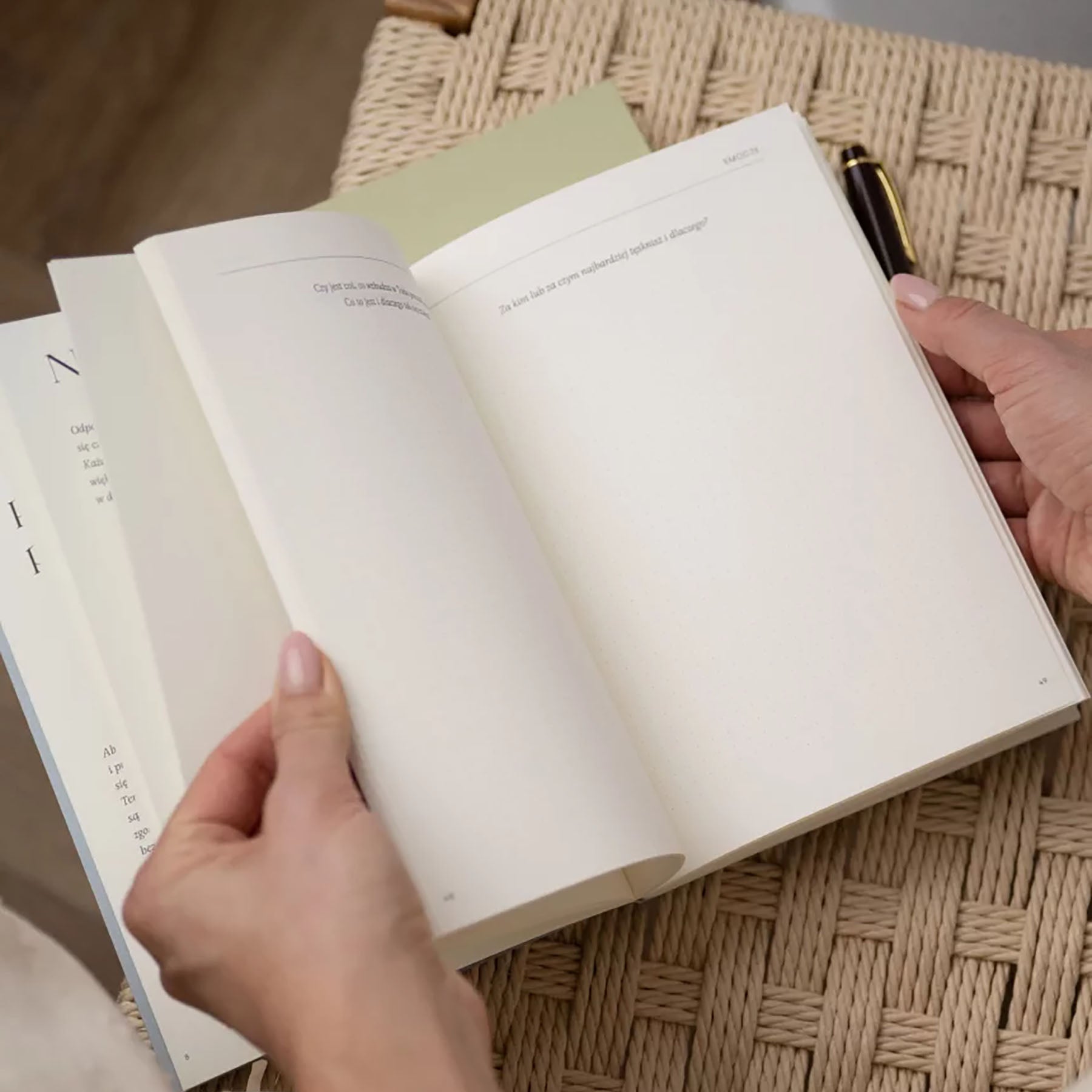 Dziennik Jaśnie Myśli – kawowy, Jaśnie Plan, papierniczy design