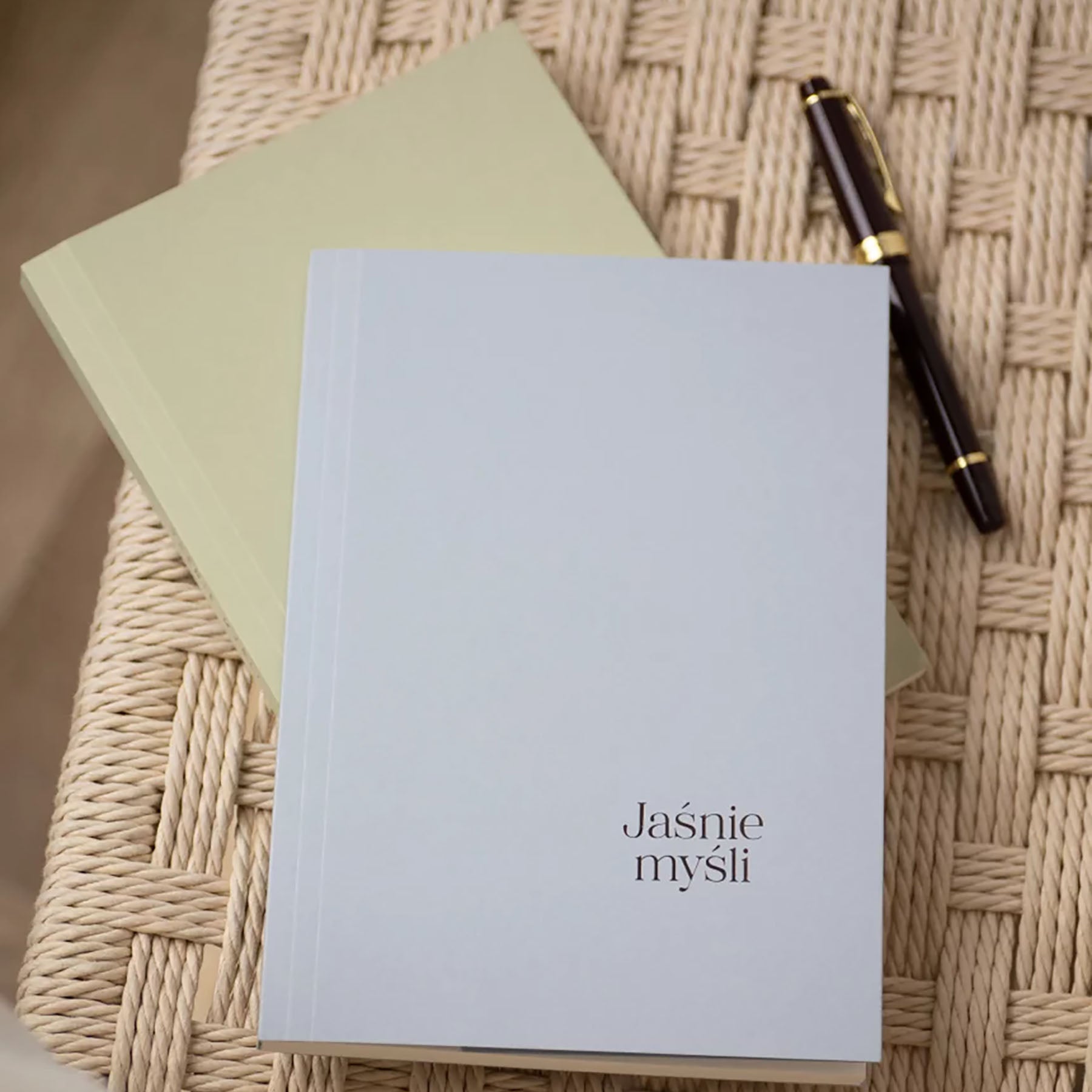 Dziennik Jaśnie Myśli – niebieski, Jaśnie Plan, papierniczy design