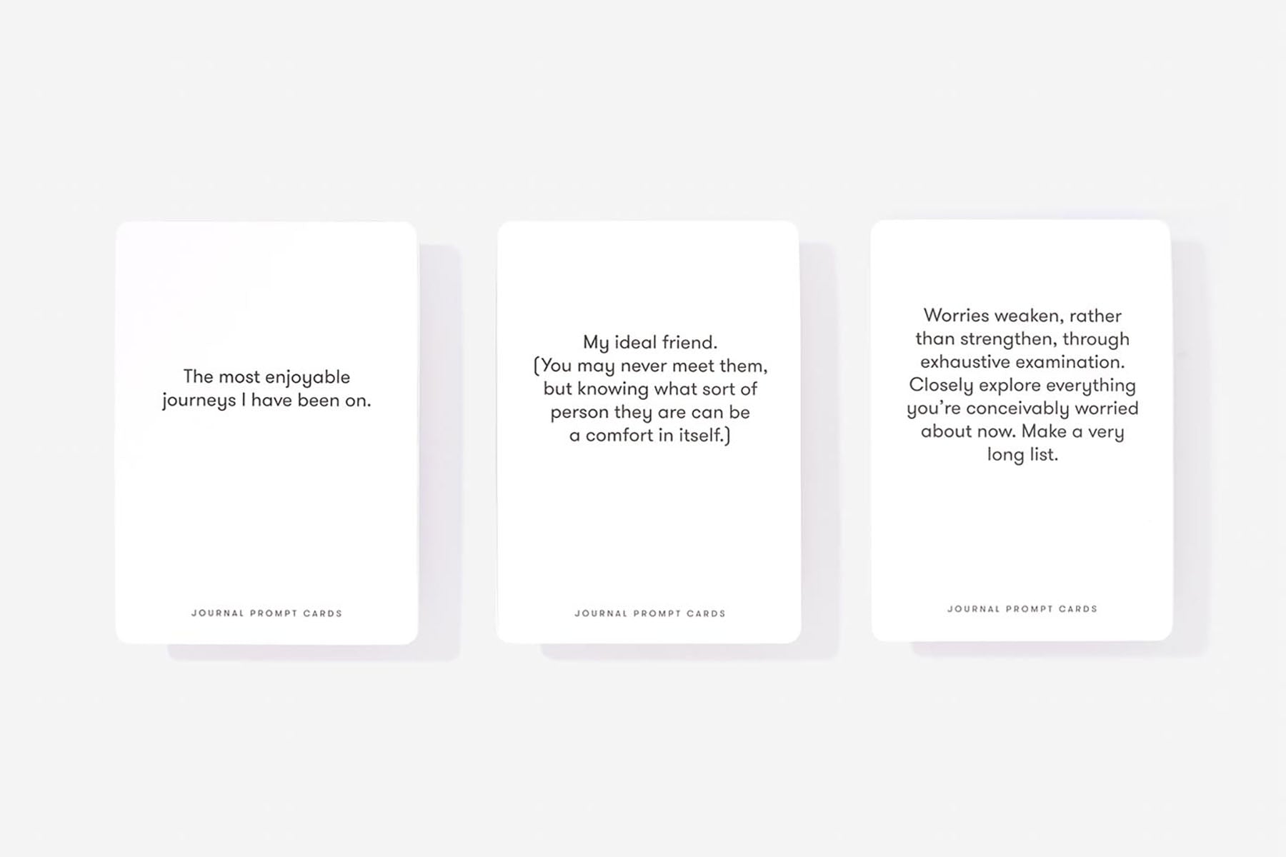 Journal Prompt Cards, The School of life, papierniczy design