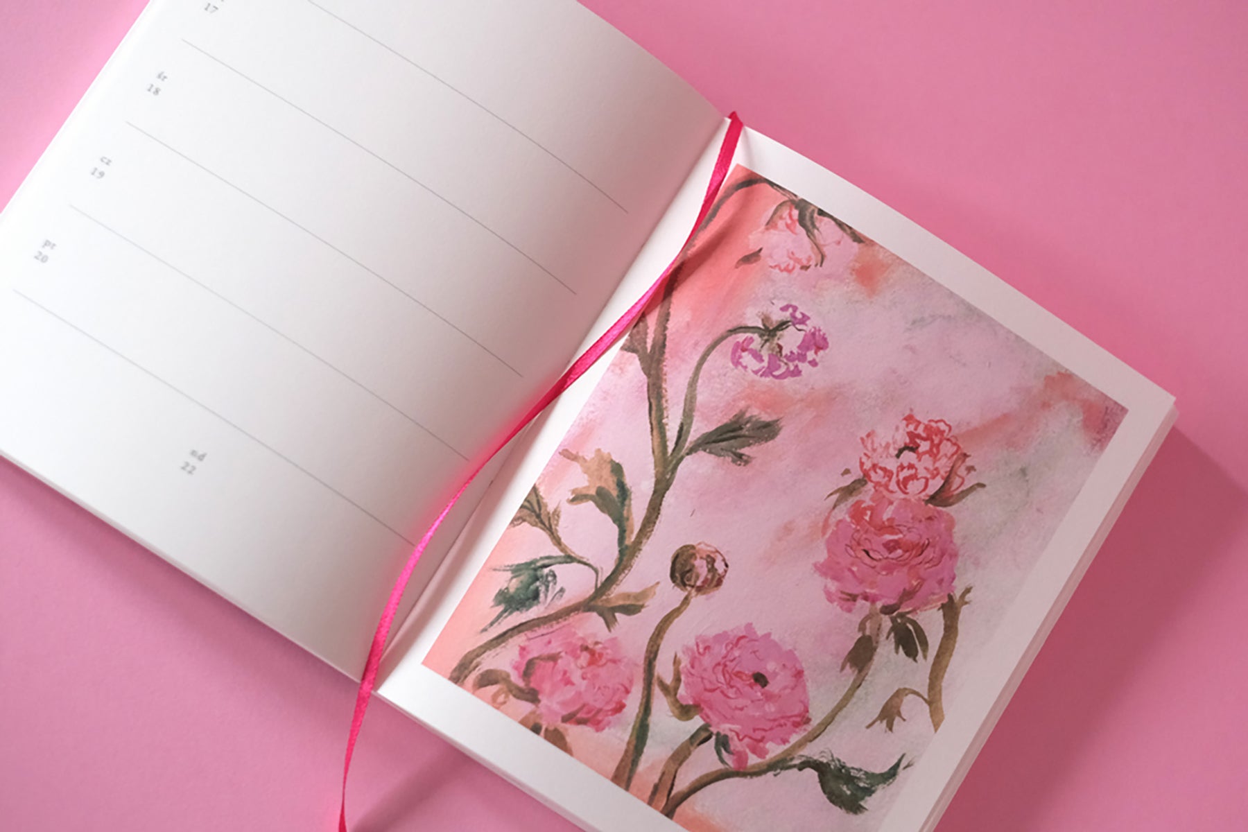 Kalendarz 2026, Muska, papierniczy design