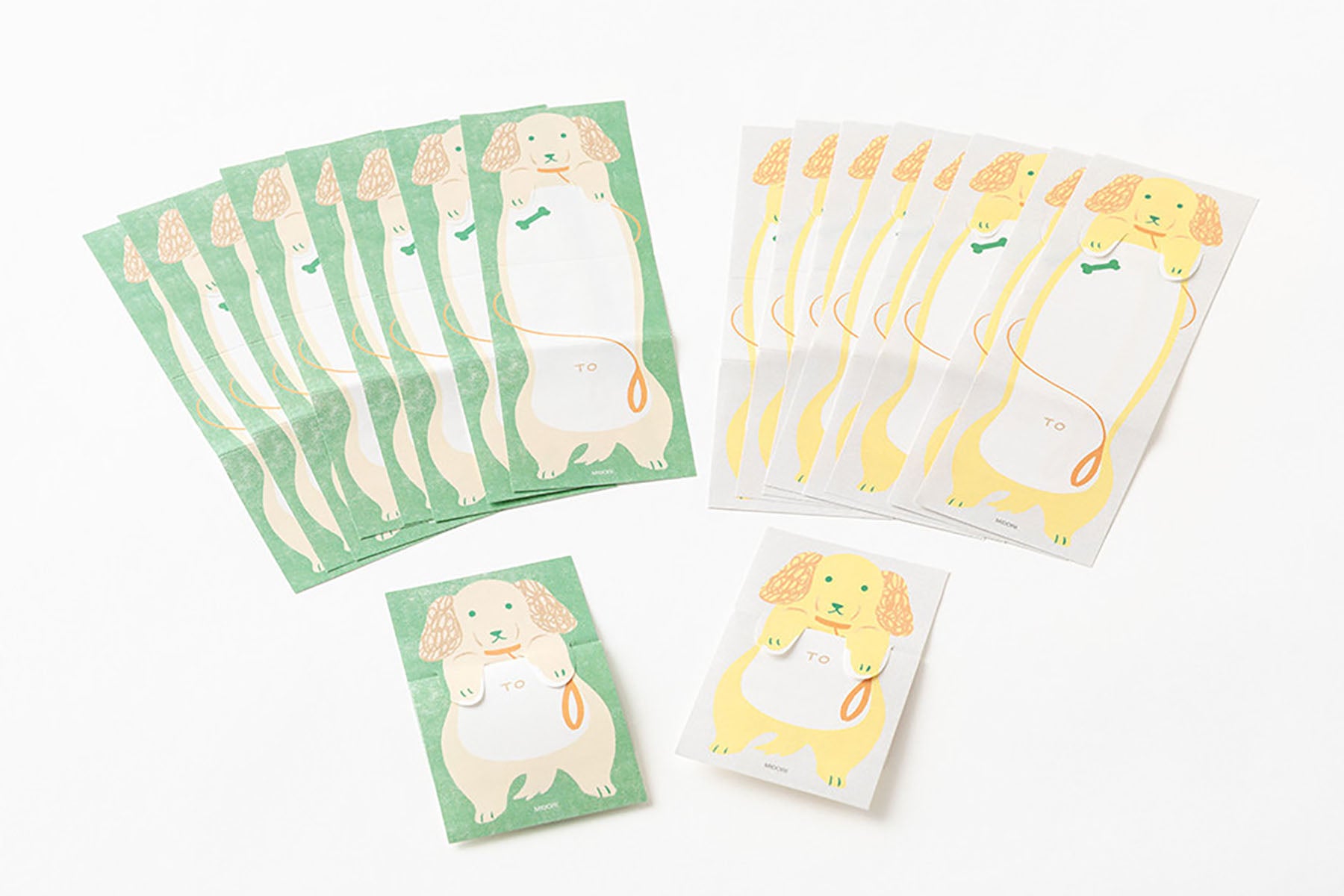 Karteczki składane Midori – pies, Midori, papierniczy design