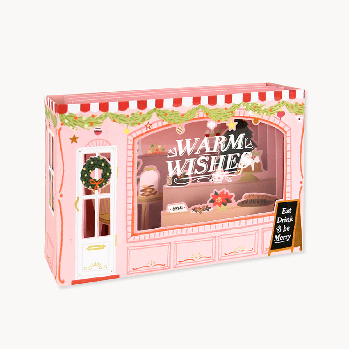 Świąteczna kartka pop-up – piekarnia, UWP Luxe, papierniczy design