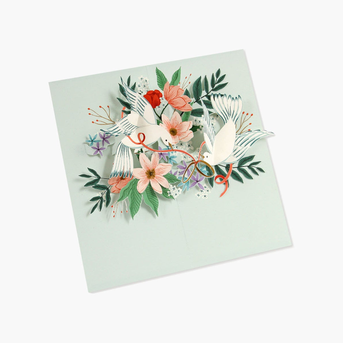Kartka pop-up – ptaszki, UWP Luxe, papierniczy design