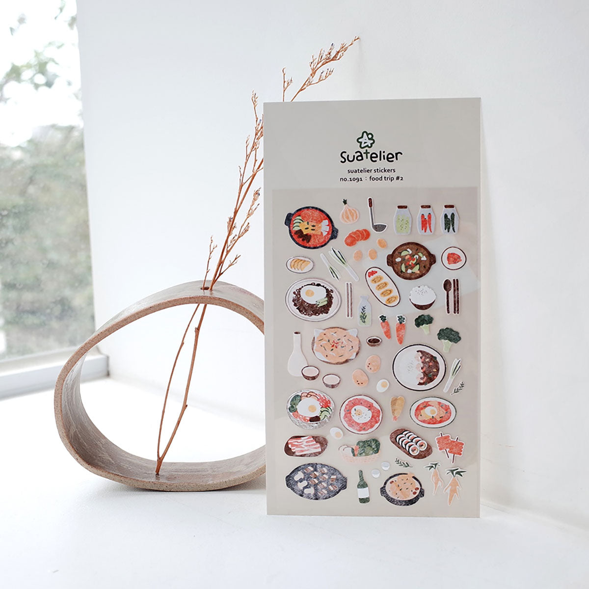 Ozdobne naklejki – Food Trip #2, Suatelier, papierniczy design