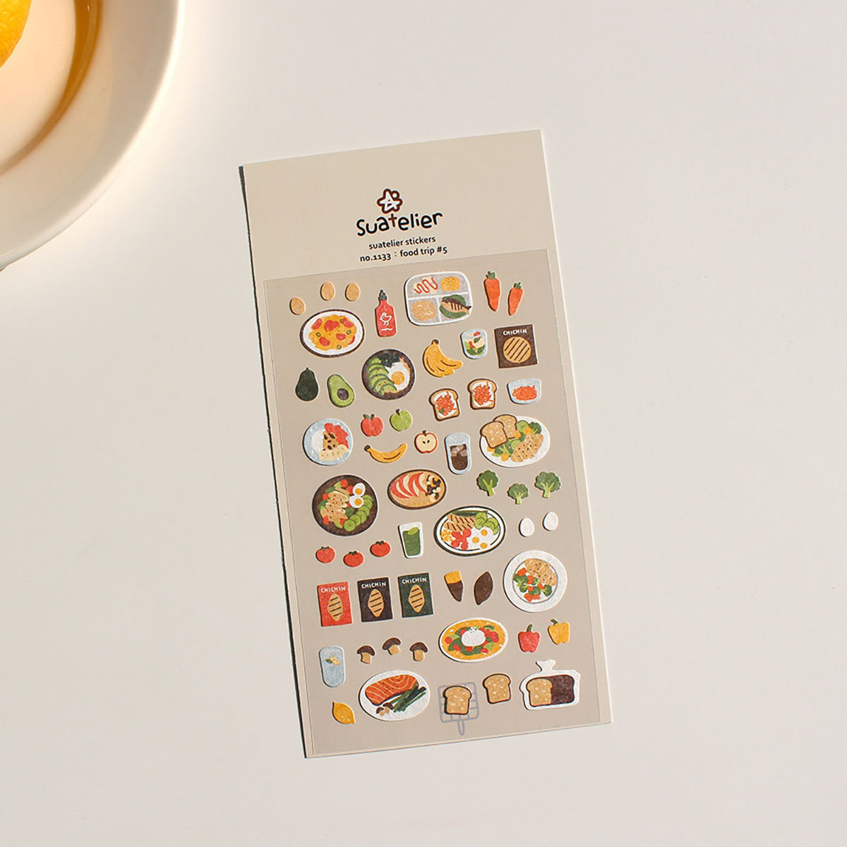 Ozdobne naklejki – Food Trip #5, Suatelier, papierniczy design