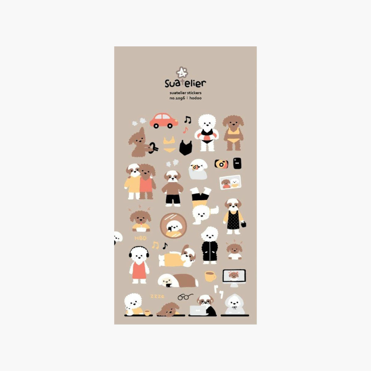 Ozdobne naklejki – Hoodoo, Suatelier, papierniczy design