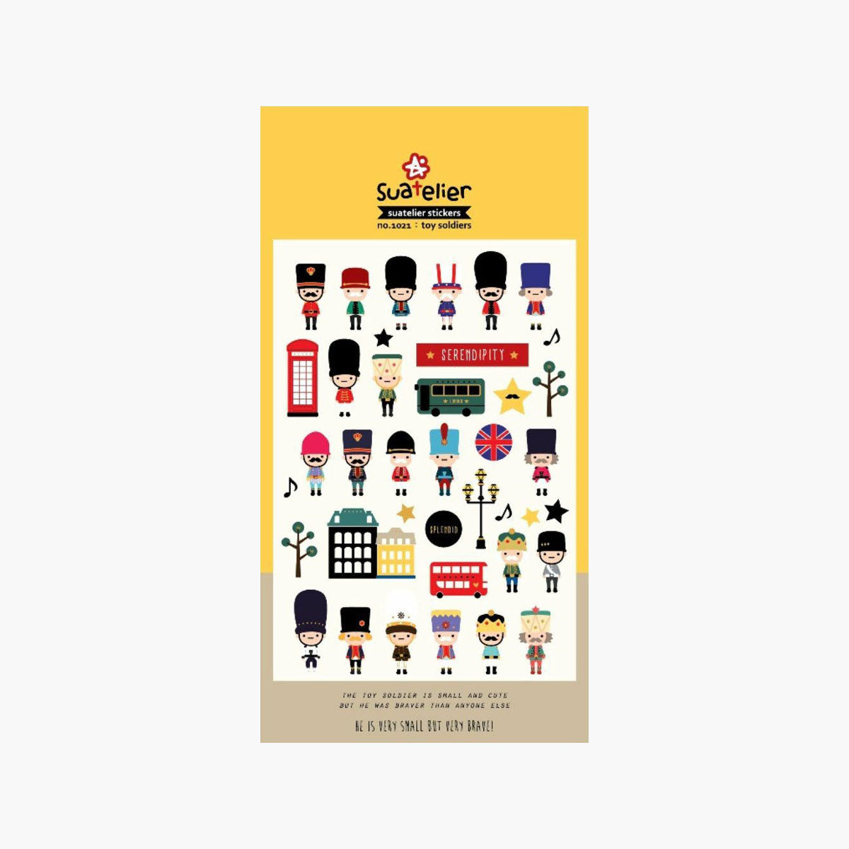 Ozdobne naklejki – Toy Soldiers, Suatelier, papierniczy design