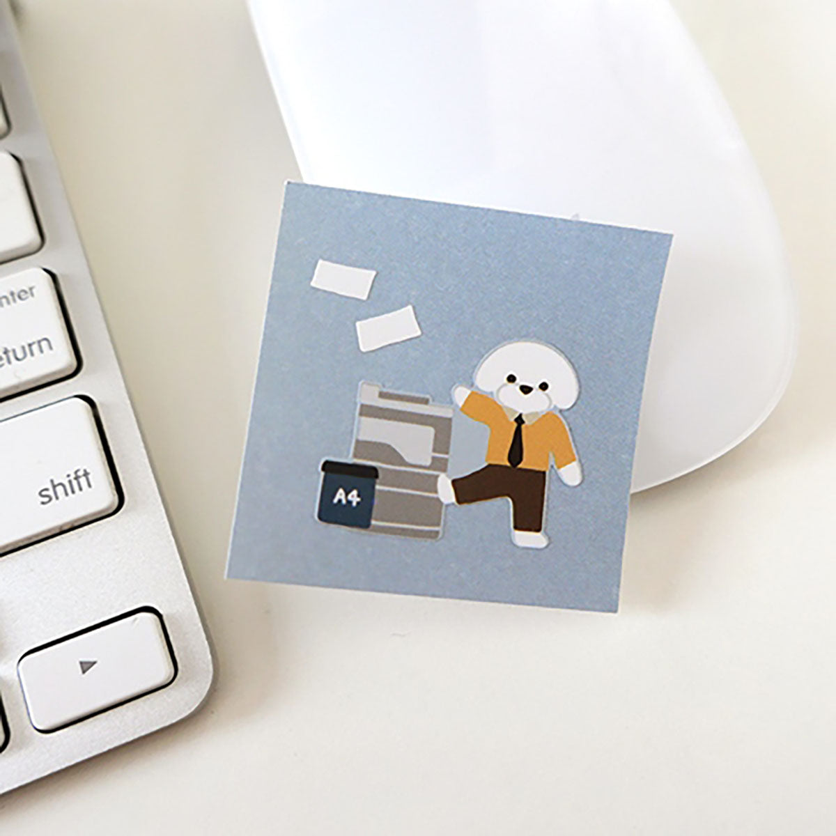 Ozdobne naklejki – Work and Work, Suatelier, papierniczy design