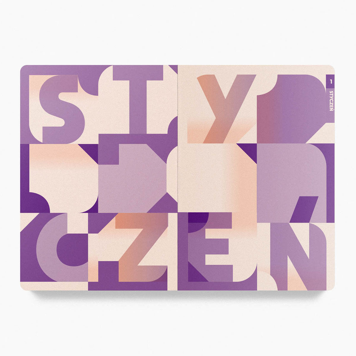 Pan Kalendarz 2026, Curated Paper, stationery design