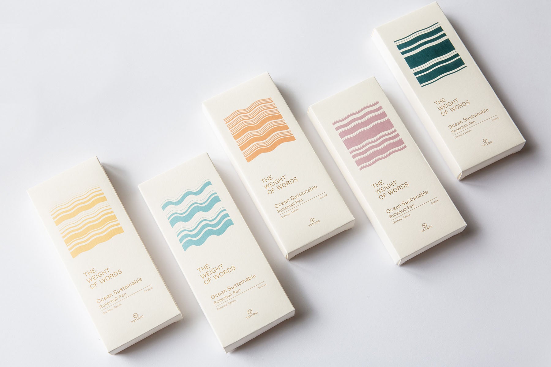 Pióro kulkowe YSTUDIO Glamour Evolve Ocean Sustainable – Sea Indigo, ystudio, papierniczy design