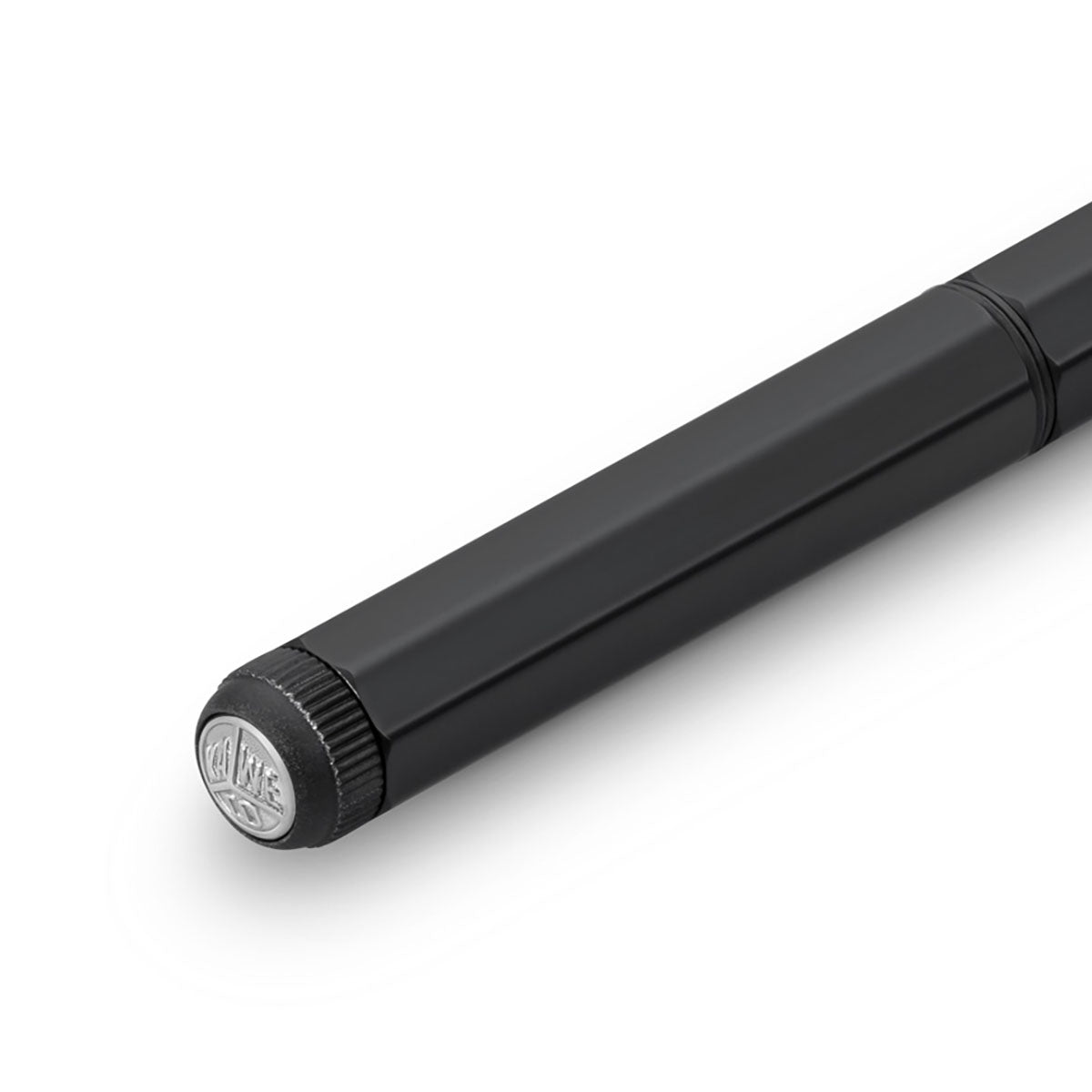 Zakrętka oraz fragment korpusu aluminiowego pióra wiecznego Kaweco z kolekcji SPECIAL.