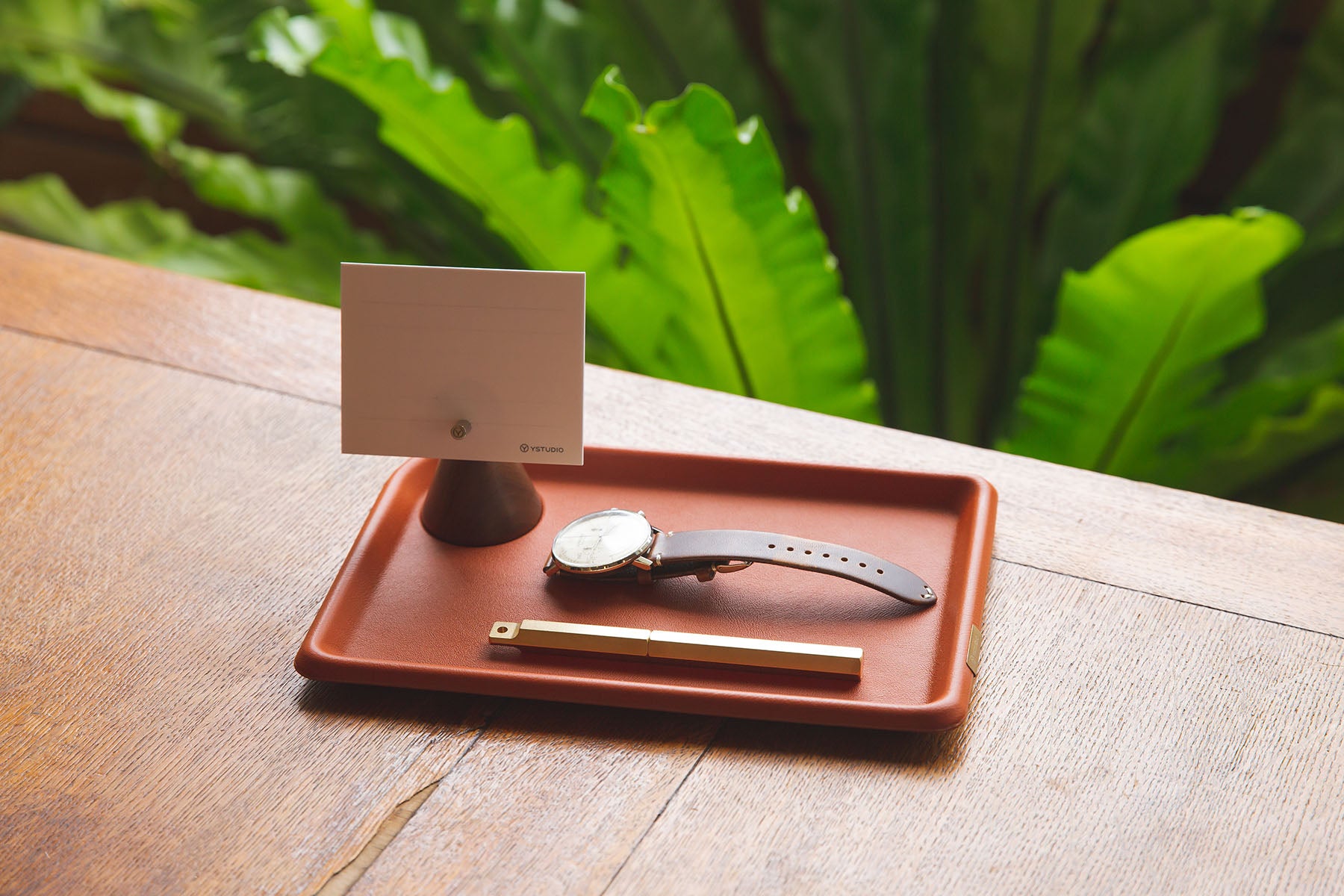 Mosiężne pióro wieczne przenośne ystudio, ystudio, papierniczy design