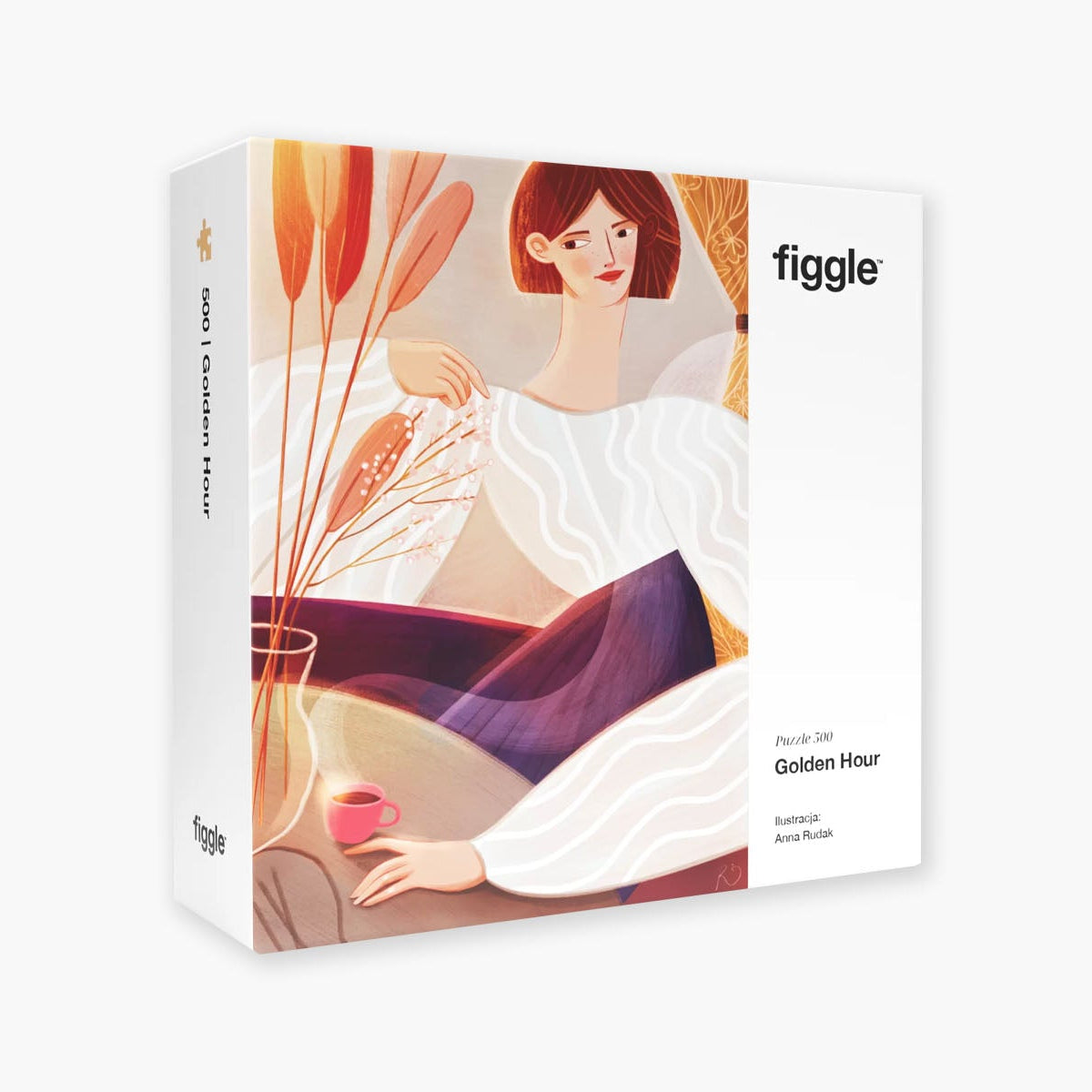 Puzzle 500 – Golden Hour, Figgle, papierniczy design