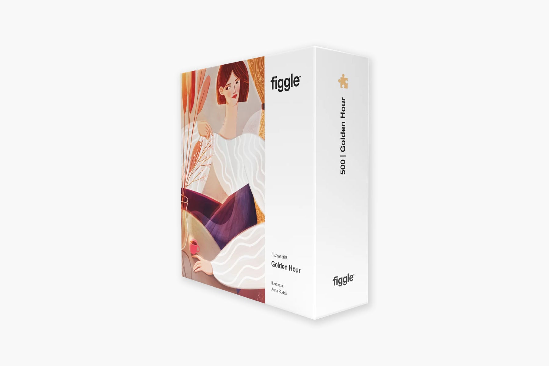 Puzzle 500 – Golden Hour, Figgle, papierniczy design