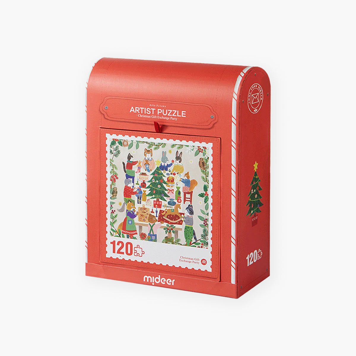 Puzzle 120 – Christmas Gift Exchange Party, MIDEER, papierniczy design