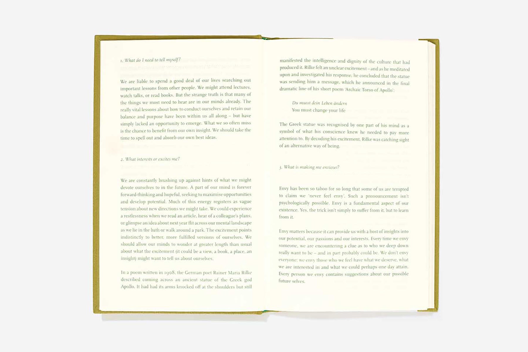 Self-ImprovementJournal, The School of life, papierniczy design