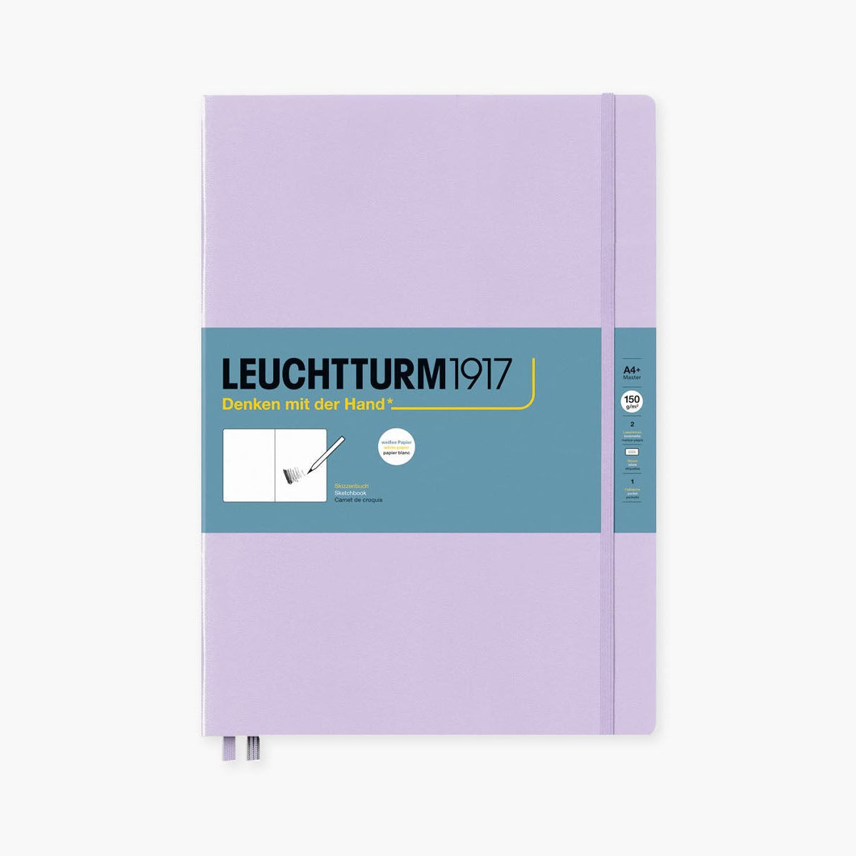 Szkicownik A4 – lawendowy, Leuchtturm1917, papierniczy design