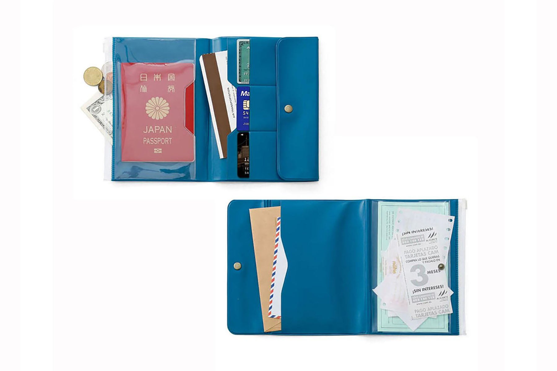 Organizer podróżny – niebieski, nähe, papierniczy design