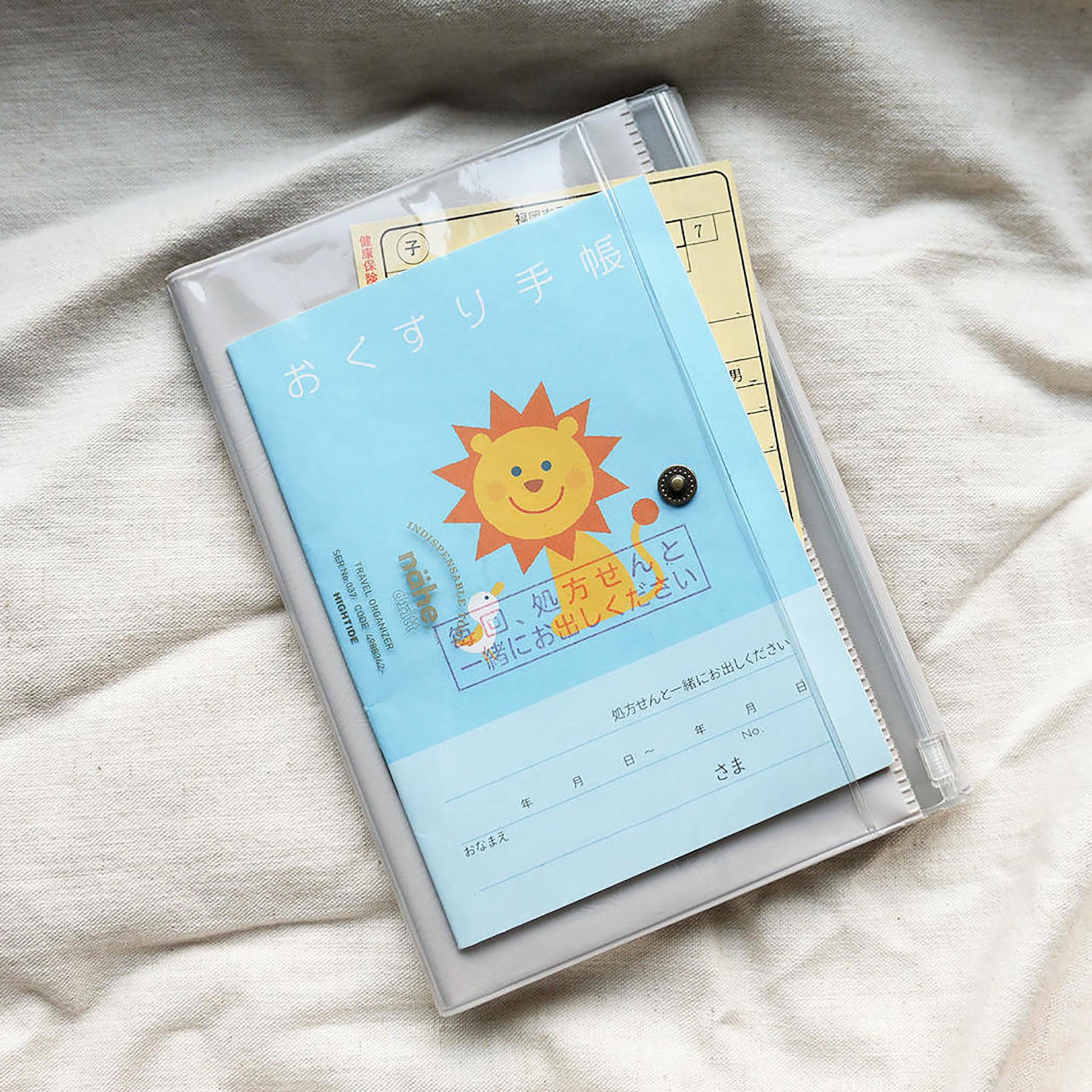 Organizer podróżny – jasnoszary, nähe, papierniczy design