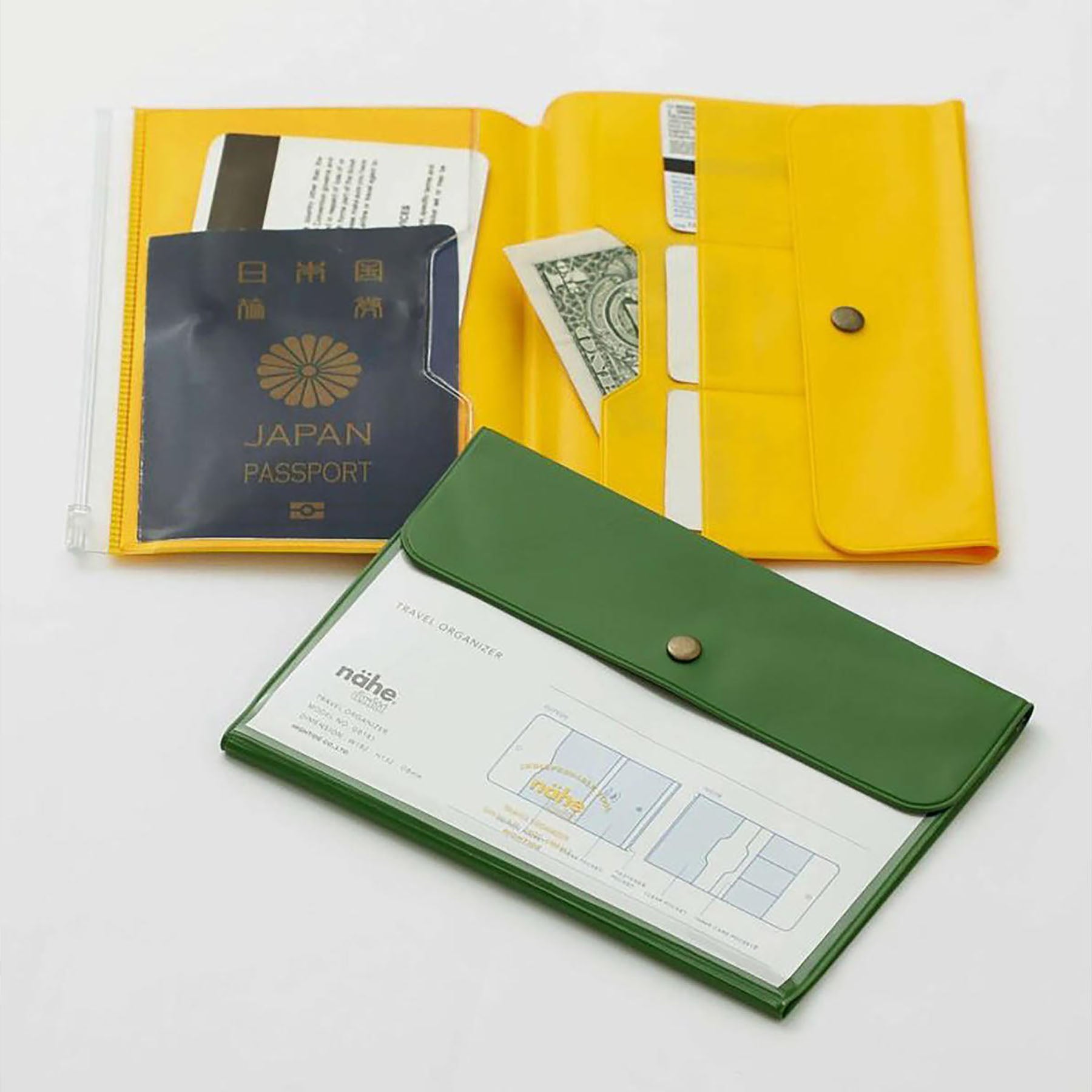 Organizer podróżny – zielony, nähe, papierniczy design