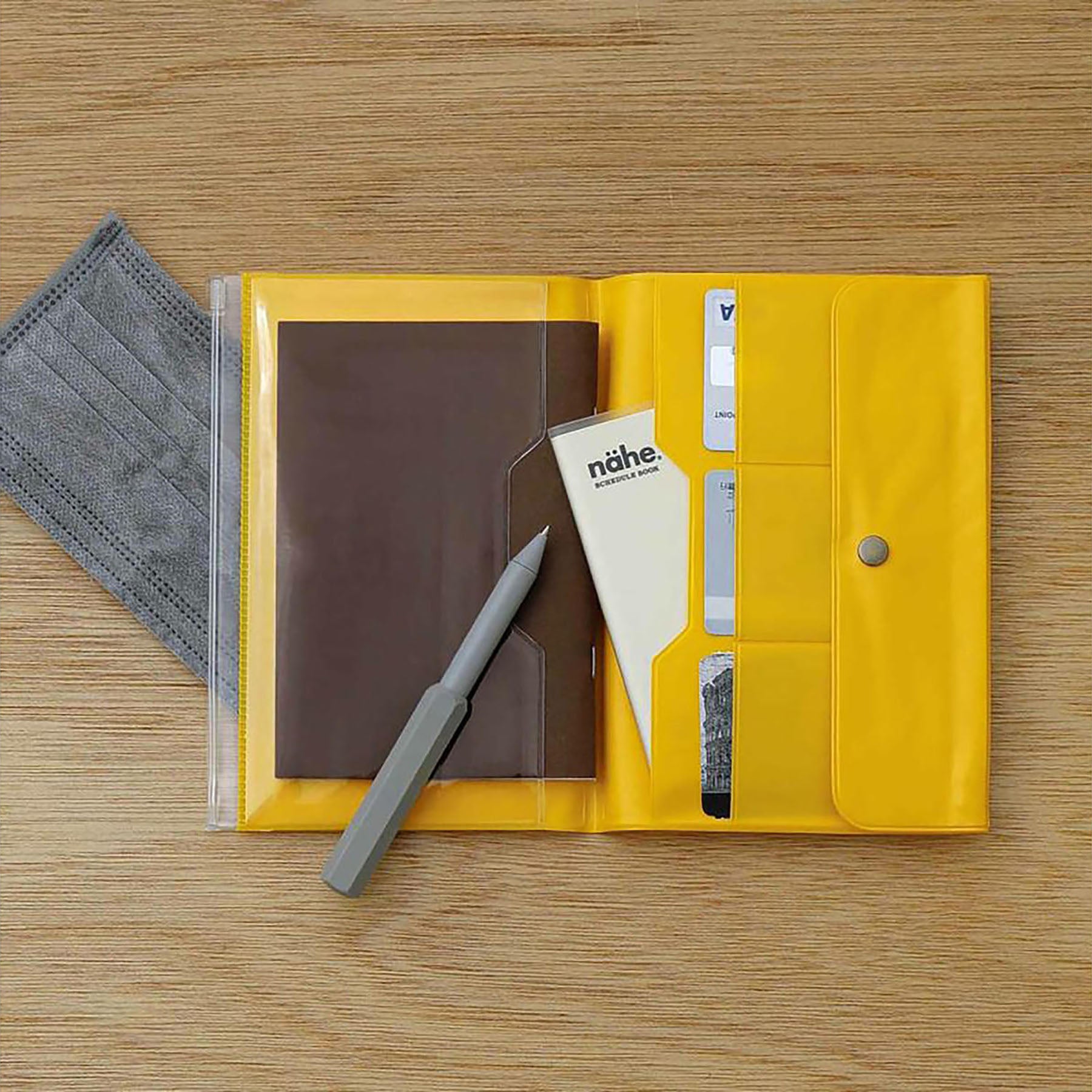 Organizer podróżny – żółty, nähe, papierniczy design