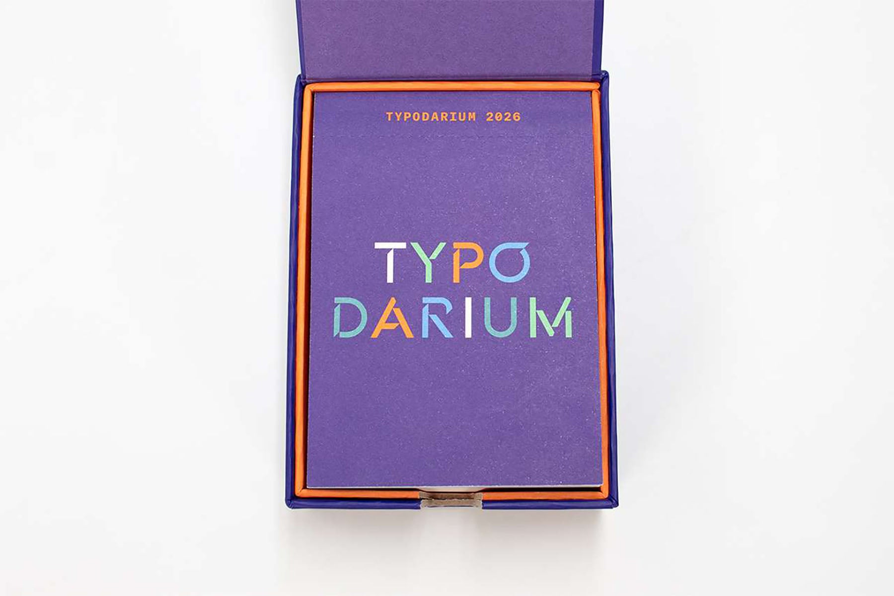 Kalendarz 2026 Typodarium,Verlag Hermann Schmidt, papierniczy design