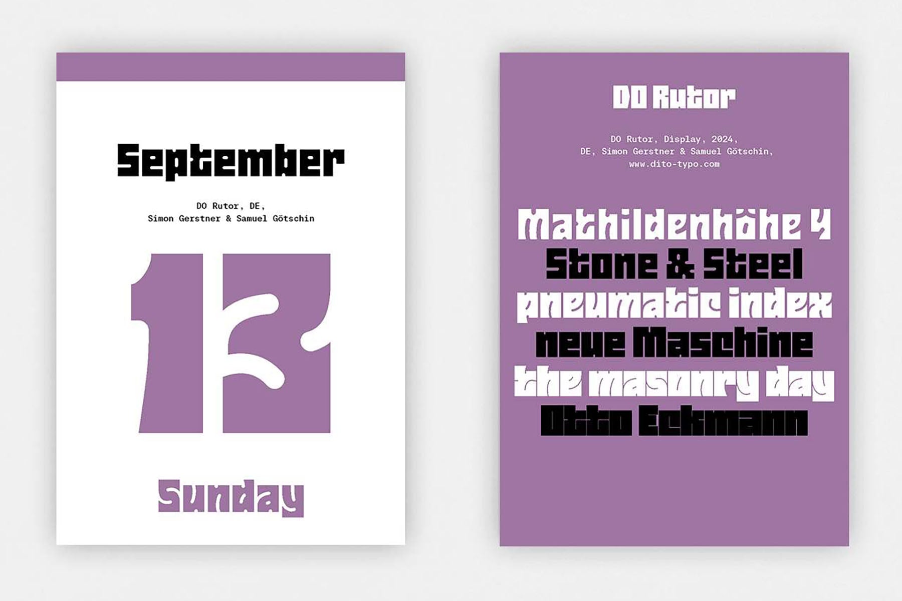 Kalendarz 2026 Typodarium,Verlag Hermann Schmidt, papierniczy design