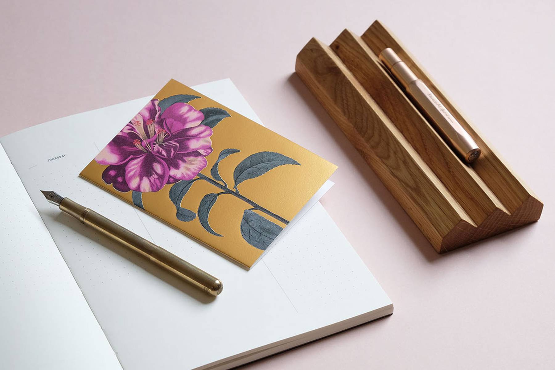 Mosiężne pióro Liliput, Kaweco, design artykuły biurowe, domowe biuro