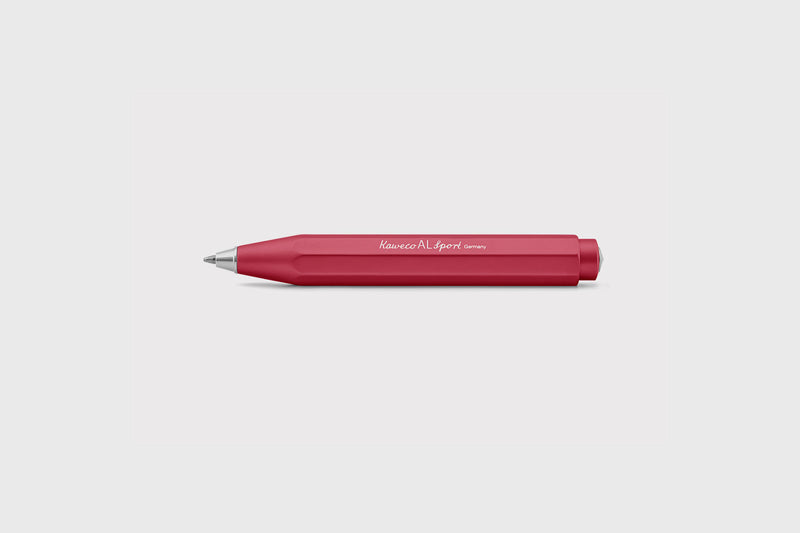 Aluminiowy długopis AL Sport - czerwony, Kaweco, design sklep papierniczy, domowe biuro