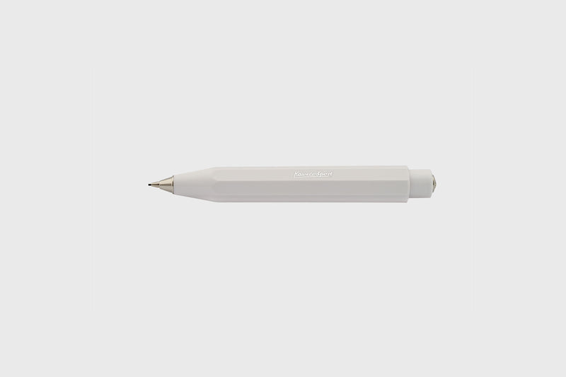 Ołówek mechaniczny Skyline Sport - biały, Kaweco, design sklep papierniczy, domowe biuro