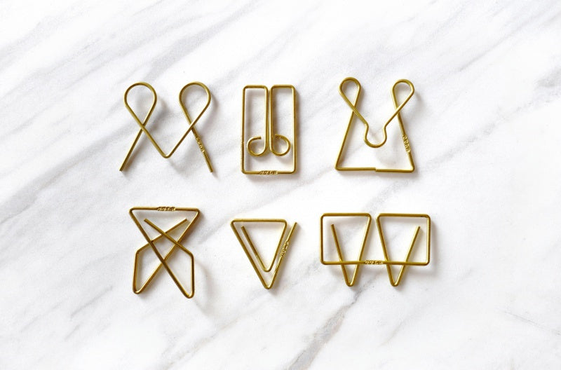 Mosiężne spinacze do papieru Paper Clip - Ideal, Tools to liveby, domowe biuro