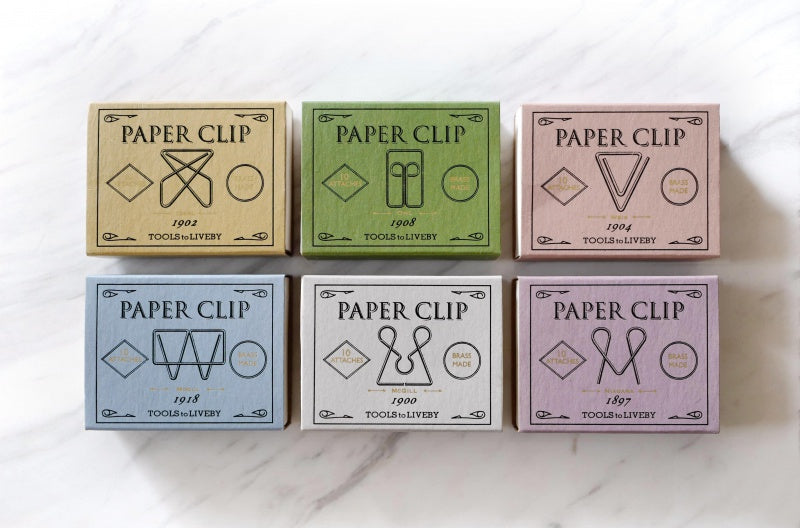 Mosiężne spinacze do papieru Paper Clip - Ideal, Tools to liveby, domowe biuro