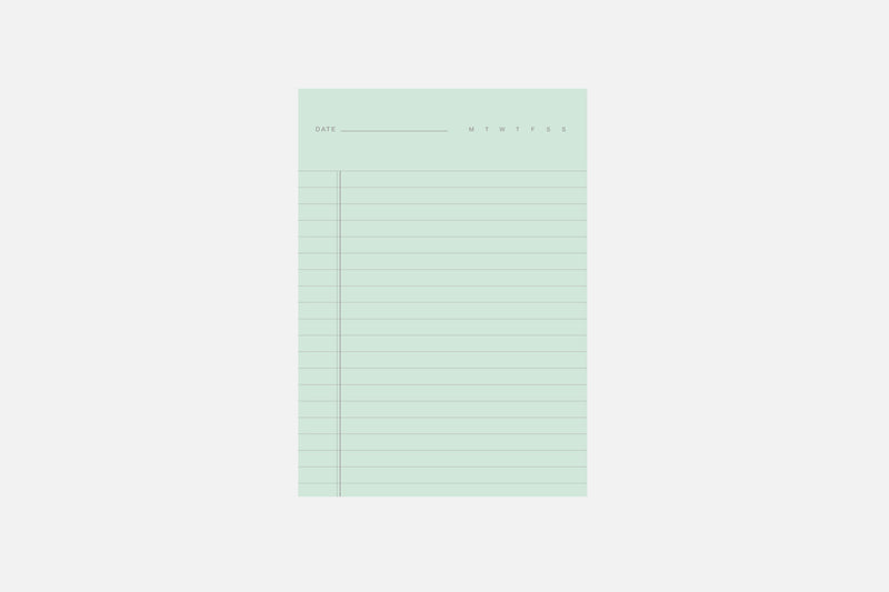 Notatnik z wyrywanymi kartkami 2 w 1 – niebiesko-zielony, before breakfast, domowe biuro, designerskie artykuły biurowe