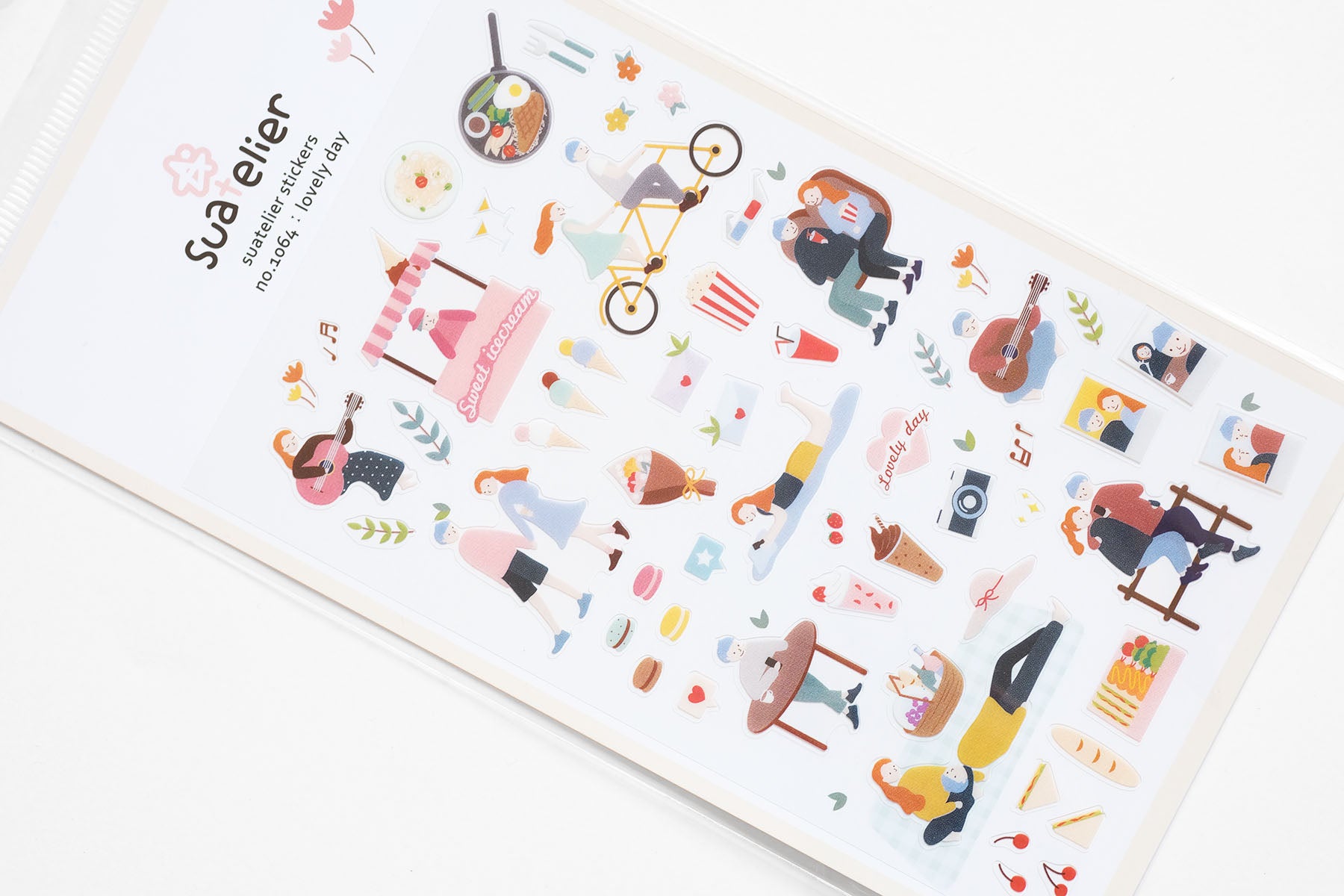 Ozdobne naklejki – miły dzień, Suatelier, design sklep papierniczy, domowe biuro