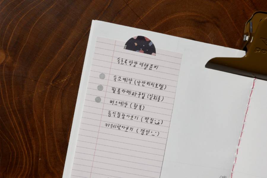 Papierowe naklejki – dni tygodnia, Suatelier, design sklep papierniczy, domowe biuro