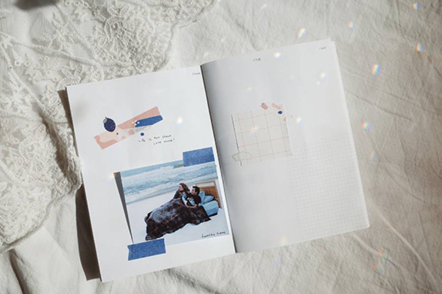 Papierowe naklejki – mozaika, Suatelier, design sklep papierniczy, domowe biuro