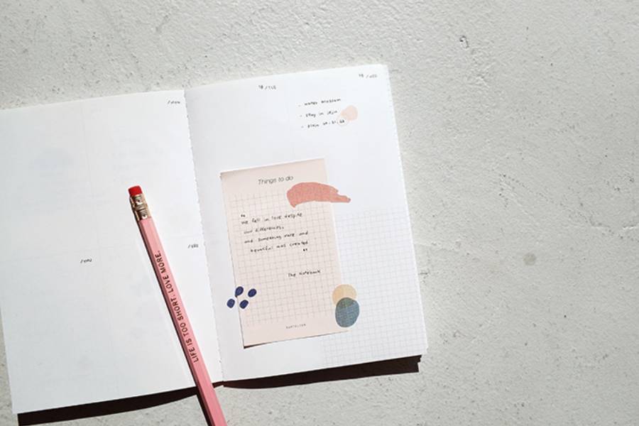 Papierowe naklejki – mozaika, Suatelier, design sklep papierniczy, domowe biuro