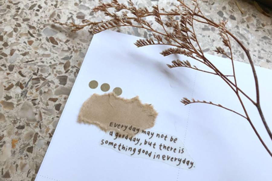 Papierowe naklejki – złoto-srebrne, Suatelier, design sklep papierniczy, domowe biuro