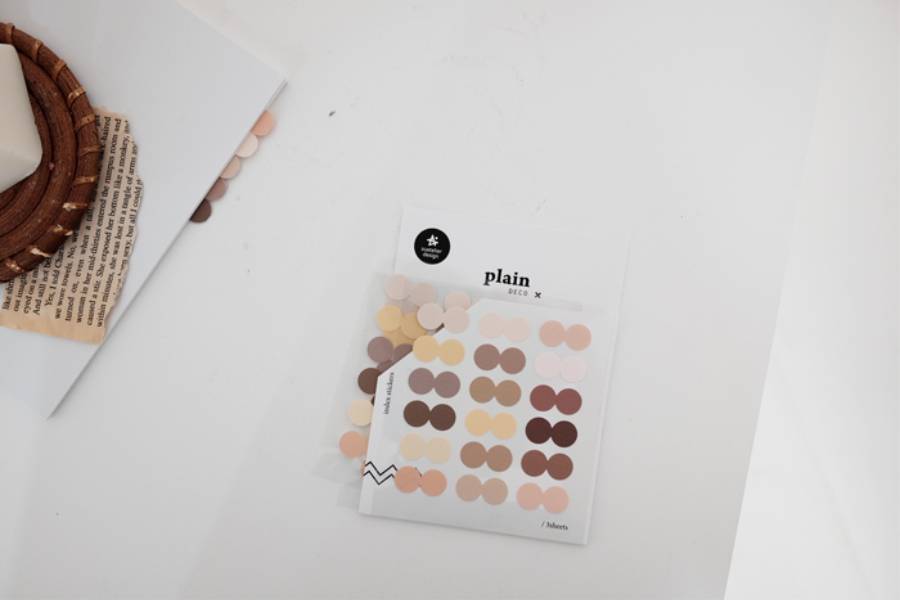 Papierowe znaczniki samoprzylepne, Suatelier, design sklep papierniczy, domowe biuro