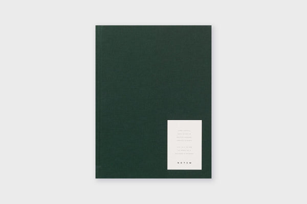 Even Work Journal - zielony, NOTEM, design sklep papierniczy, domowe biuro