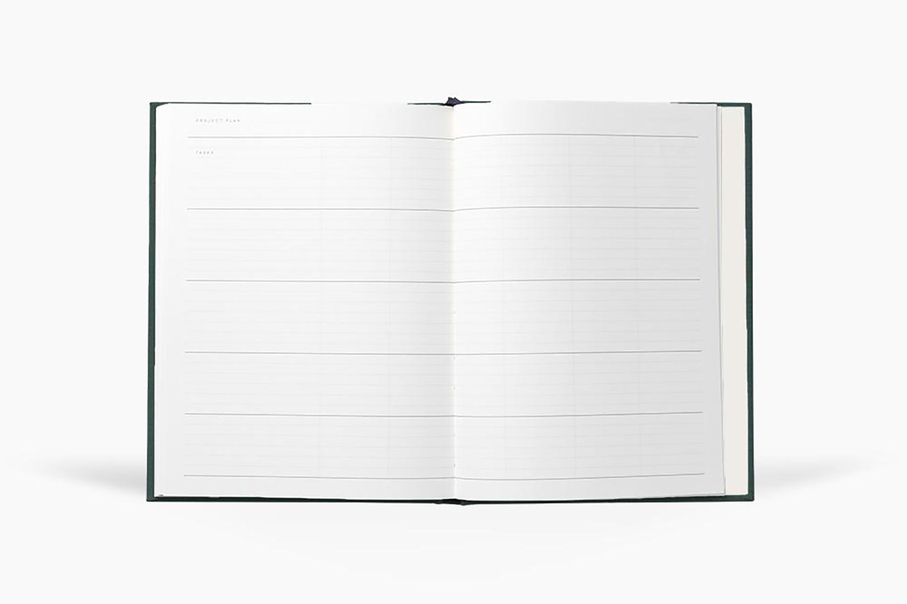 Even Work Journal - zielony, NOTEM, design sklep papierniczy, domowe biuro